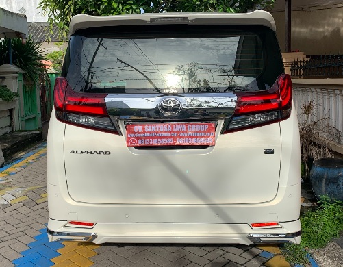 rental sewa mobil alphard putih cbu surabaya