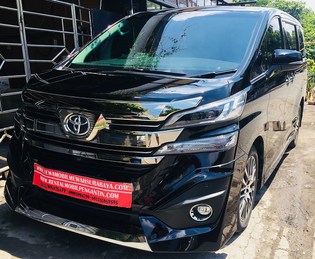 rental sewa mobil vellfire hitam G wedding car surabaya