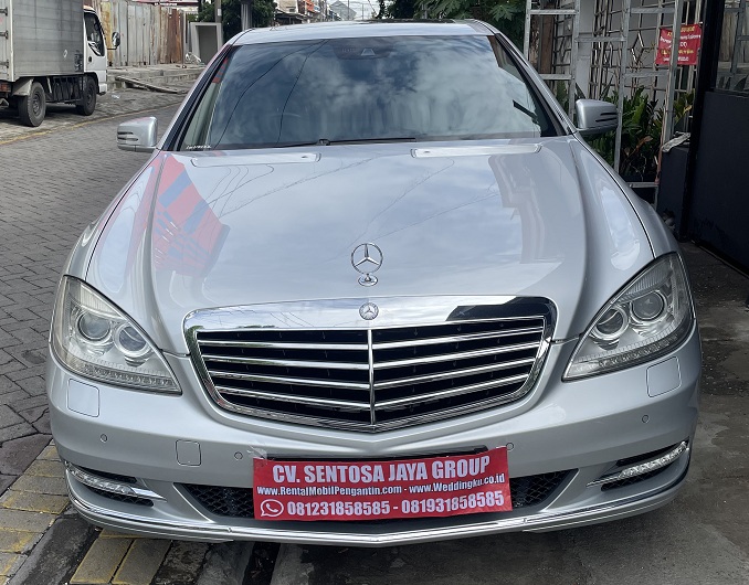 rental sewa mercedes benz s350 silver surabaya