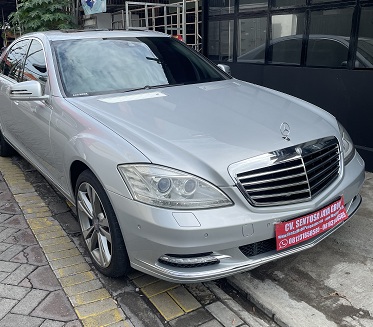 rental sewa mercedes benz s350 silver surabaya