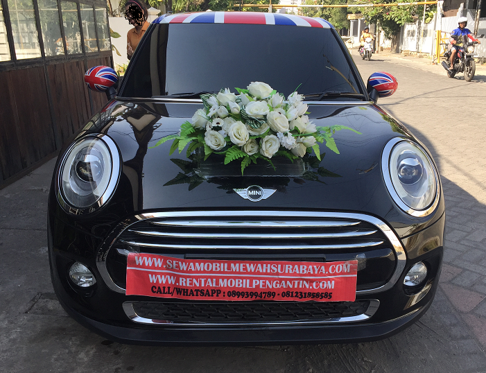 sewa mobil pengantin mini cooper surabaya