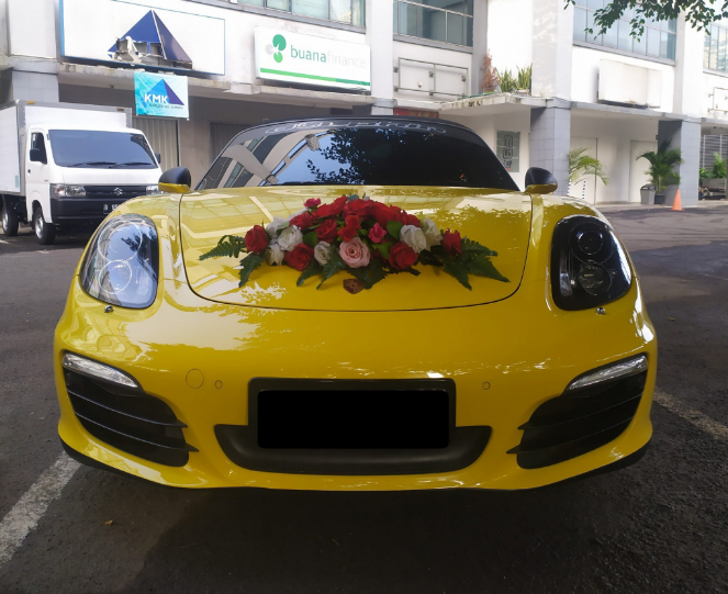 sewa mobil pengantin porsche boxter surabaya