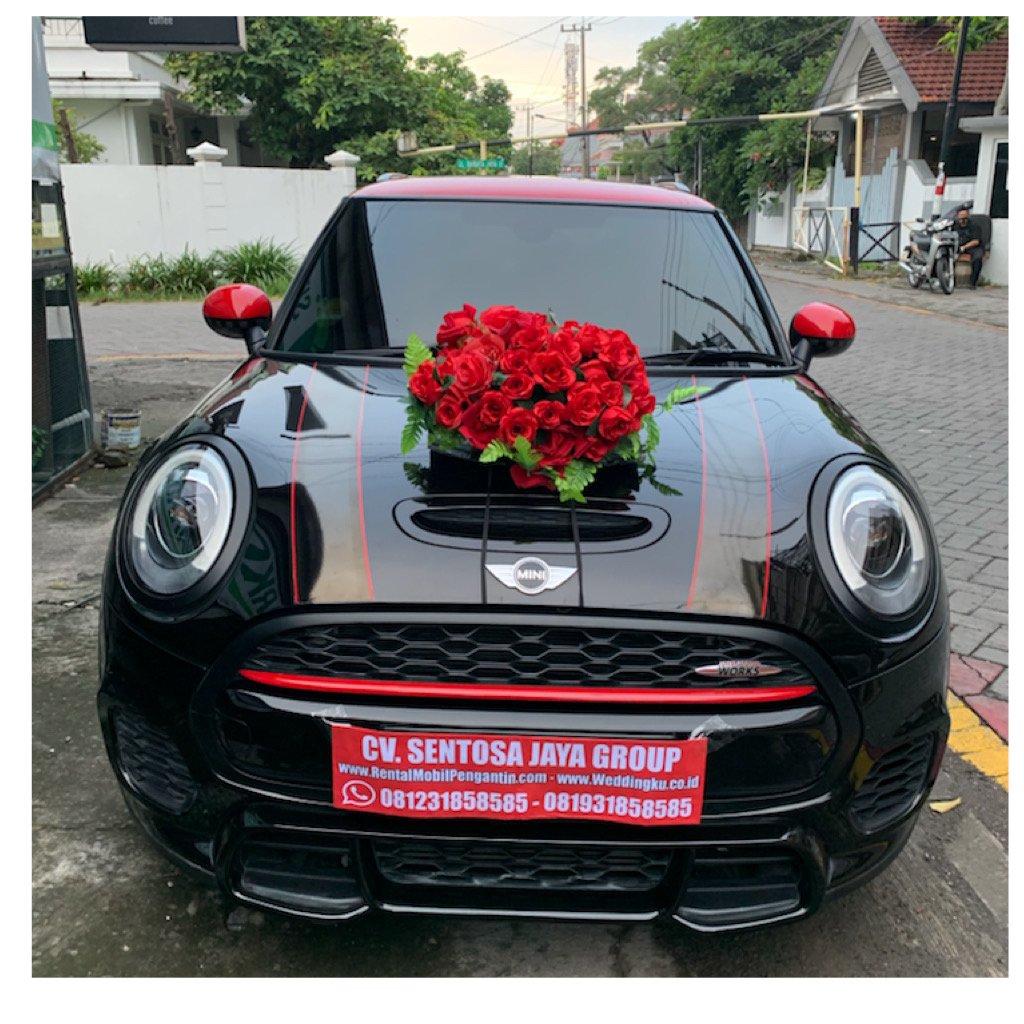 sewa mobil pengantin mini cooper surabaya