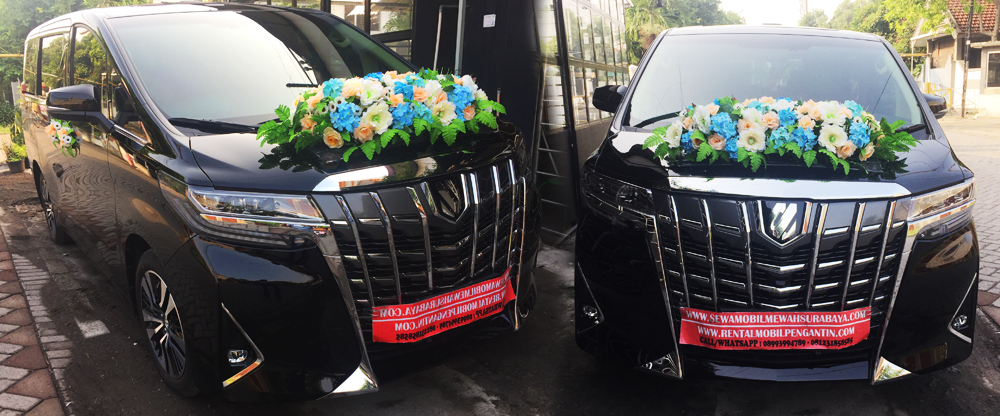 sewa mobil alphard facelift surabaya