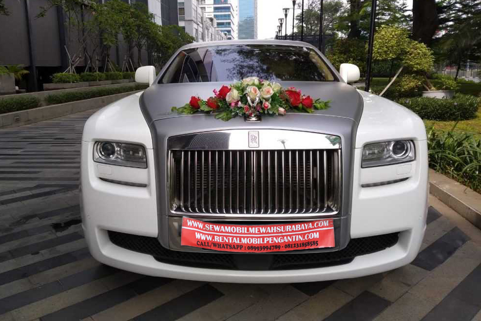 sewa mobil pengantin rolls royce surabaya