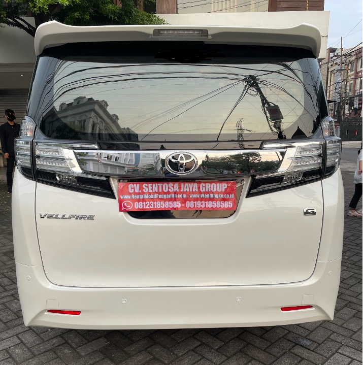 rental sewa mobil vellfire putih wedding cars surabaya