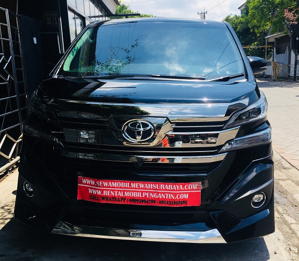rental sewa mobil vellfire hitam G wedding car surabaya