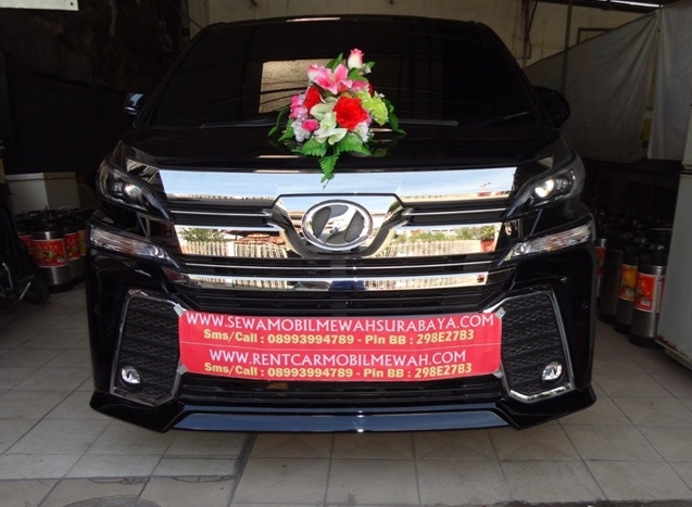sewa mobil pengantin vellfire hev terbaru surabaya